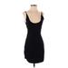 Privacy Please Casual Dress - Bodycon: Black Solid Dresses - Women's Size Small