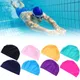 Bonnet de natation en soie glacée pour hommes et femmes bonnet de bain pour filles bonnet de bain