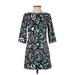 Banana Republic Factory Store Casual Dress - Shift: Black Print Dresses - Women's Size 00 Petite