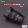 Tamron 2040 FE Mount Lens decalcomanie skin per Tamron 20-40mm F/2.8 Di III VXD A062 adesivi per
