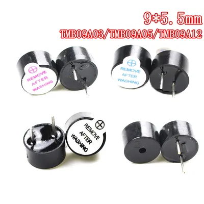 10 stücke 5,5 neuer 3V 5V 12V aktiver Quell summer magnetischer langer kontinuierlicher Piepton 9 * Image