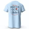 Outdoor-T-Shirt für Herren mit doppelt bedruckten Baumwoll-T-Shirts für Herren Damen Sport