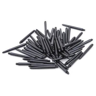 1 pack/100 stücke Nylon Darts Wellen 2ba Gewinde schwarz Kunststoff Dart Rod Stiele Zubehör Image