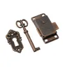 Antico serratura della porta cassetto portagioie armadio armadio armadio serratura della porta Set