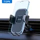 Supporto per telefono da auto TOPK supporto universale per telefono per auto con Clip a gancio presa d'aria supporto per auto rotazione a 360 ° supporto universale per telefono cellulare