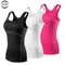 Nuove magliette da yoga da donna sexy palestra abbigliamento sportivo gilet fitness abbigliamento donna attillato camicia da corsa senza maniche canotta da yoga bianca ad asciugatura rapida