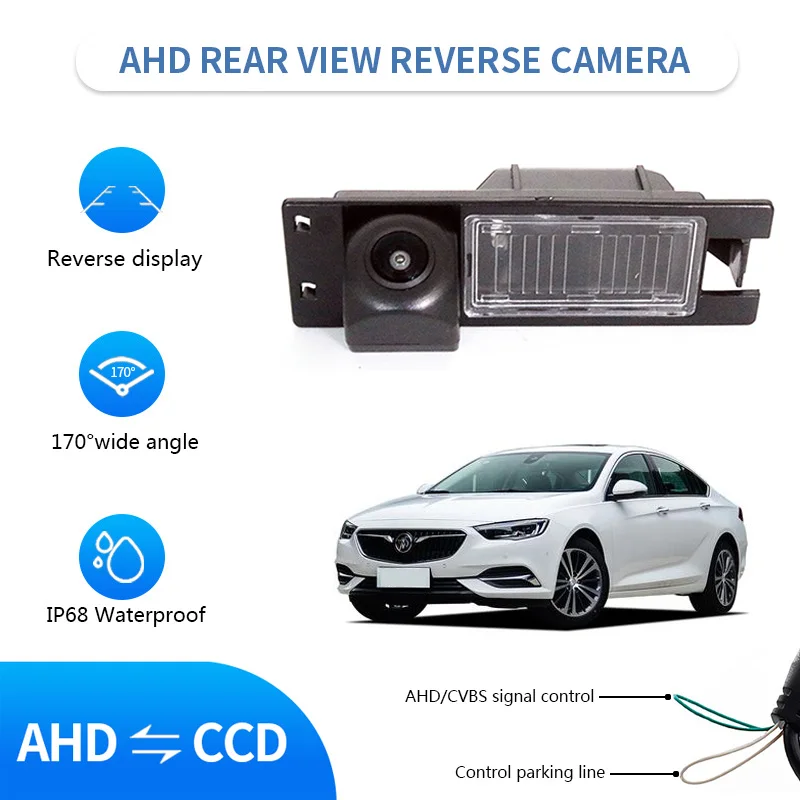 AHD 1080P Rückansicht Reverse Kamera Für Buick Regal Excelle Xt Chevrolet Vectra Malibu Vauxhall Opel Insignia Holden Image