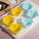 2 Stück 3d runde quadratische Herzform Silikon Kuchen Tasse Form Kuchen Tasse Muffin Cupcake Küche