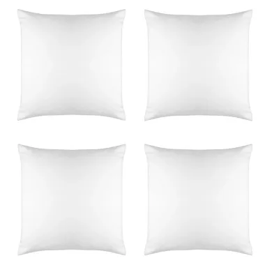 4 Stück Sublimation rohlinge werfen Kissen bezug Wärme übertragungs kissen bezüge mit unsichtbaren Reiß verschlüssen für DIY-Druck Sofa Coach Dekor Image