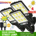 1 ~ 6er Pack Solar Straßen laternen Outdoor 108cob LED Solar lampe mit 3 Beleuchtungs modus
