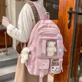 Japanische High School Mädchen Rucksack Schult aschen für Teenager-Mädchen Multi Taschen neue Kawaii