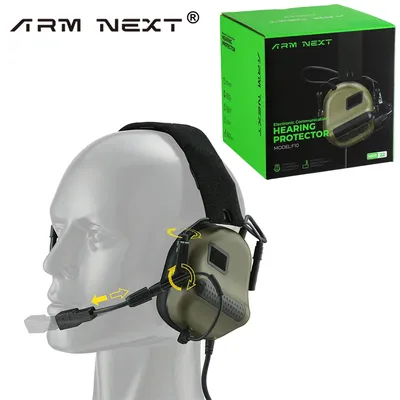 ARM NEXT Militärisches taktisches Headset, Luftgewehr-Schieß-Headset, Gehörschutz, schalldichte Image