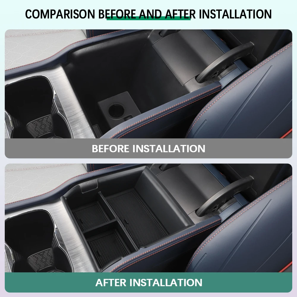 Für byd atto 3 Zentral steuerung Armlehne Aufbewahrung sbox für byd Yuan plus Organizer Case Container Verstauen von Autozubehör Image