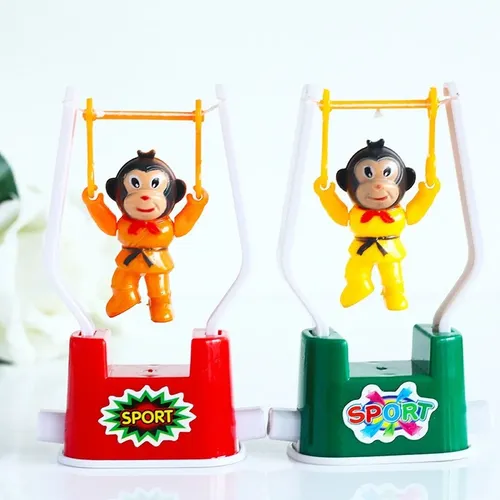 Lustige Aufzieh spielzeug Neuheit Affe Saltos Uhrwerk Spielzeug Gymnastik Spiel für Kinder Kinder