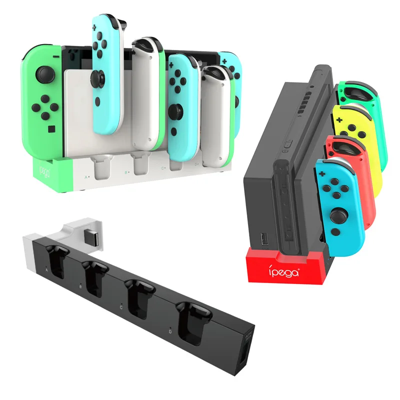 Für Nintendo Switch Joy Con Controller Ladegerät Dock Ständer Station Halter Schalter NS Joy-Con Spiel Unterstützung Dock für Aufladen Image