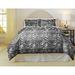 Pointehaven 180 GSM Cotton Flannel Luxury Printed Duvet Set