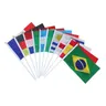 32PCS Hand Nationalen Flagge Stick Internationalen Welt Land Fahnen Banner für Bar Party Decor Hand