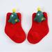 LEEy-world Baby Socks Christmas Baby Socks Toddlers Boys Girls Children Kids Socks Soft Bottom Toddler Shoes Socks Baby (Green S )