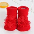 LEEy-world Baby Socks Baby Shoes Boys and Girls Walking Shoes Comfortable and Fashionable Princess Shoes Baby Things with Cats (Red S )