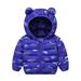 Winter Coats for Toddler Kids Baby Boys Girls Padded Light Puffer Jacket Outerwear Infant Down Jacket with Hoods Unisex Baby Winter Jacket Cute Jackets 12 Months-4 Years