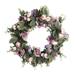 SEAYI 17.72 Spring Summer Front Door Welcome Wreath Clearance - Artificial Rose Wreaths Farmhouse Wreath for Wall Window Porch Indoor Outdoor Decor - Seasonal Door Accent for Any Room Multicolor