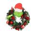 Grinch Christmas Decorations Christmas Decorations Indoor Grinch Decor Christmas Pinecone Garland Vine Circle Christmas Garland Wall Hanging Door Hanging Decoration Party Door Hanging Decoration