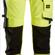Snickers High-Vis Class 2 Stretch Trousers - High Vis Yellow/Black - 154