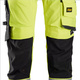 Snickers High-Vis Class 2 Stretch Trousers Holster Pockets - High Vis Yellow/Black - 120