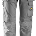 Snickers Craftsmen Holster Pockets Trousers, DuraTwill - Grey/Grey - Waist 36" Inside leg 28"