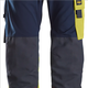 Snickers ProtecWork Work Trousers, High-Vis Class 1 - Navy/High Vis Yellow - 158