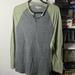 Lularoe Shirts | Lularoe Men Large Button Up Long Sleeve Shirt | Color: Gray/Green | Size: L