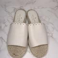 Kate Spade Shoes | Kate Spade Giovanna Espadrille Slide Sandals | Color: Cream/Tan | Size: 8.5