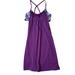 Athleta Dresses | Athleta Spaghetti Strap Built In Bra Maroon Dress Purple Padded Bra Sz 36 B/C | Color: Purple | Size: M