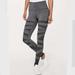 Lululemon Athletica Pants & Jumpsuits | Lululemon High Rise Wunder Under Tech Mesh Bandage Stripe Tights Grey | Color: Gray | Size: 4