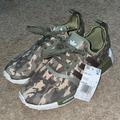 Adidas Shoes | Adidas Mnd_r1 Boost Camouflage Youth/Women’s Running Shoes | Color: Black/Green | Size: 8