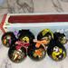 Disney Holiday | 7 Disney Store A Nightmares Before Christmas Ornament Set Jack Sally Zero Oogie | Color: Black/Gold | Size: Os