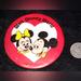 Disney Other | 1970’s Disney World Mickey & Minnie Mouse Heart Button- Vintage Walt Disney Pin | Color: Black/Red | Size: Os