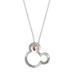 Disney Jewelry | Disney Mickey Mouse Necklace | Color: Silver | Size: Os