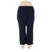 Ann Taylor Factory Dress Pants - High Rise: Blue Bottoms - Women's Size 16