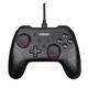 Konix Mythics Wired Controller für Nintendo Switch, OLED Switch und PC - Vibrationsfunktion - 3 m Kabel - Schwarz