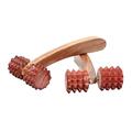 Boscaiola24 Balayantra Wooden Massager/Hair Growth/Acupressure Roller Massager/feet/Head Roller Massager/Wooden Roller Massager Pack of 2 Psc