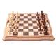 chess gifts Magnetic Wooden Chess Set Handheld Foldable Chess Set Chessboard With Game Pieces Storage Slots 2 Extra Queens For Aldult chess game