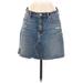 Gap Denim Mini Skirt Mini: Blue Print Bottoms - Women's Size 4