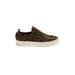 Steve Madden Flats: Slip-on Platform Boho Chic Brown Leopard Print Shoes - Women's Size 8 1/2 - Round Toe