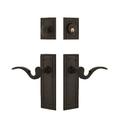 Nostalgic Warehouse Mission Entry Set w/ Manor Lever in Brown | 10.63 H x 2.5 W x 2.38 D in | Wayfair 782537