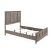 Saflon Enriqueta Panel Bed Upholstered/Microfiber/Microsuede in Brown | 54 H x 78.9 W x 84.2 D in | Wayfair KP6209-K-1