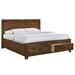 Loon Peak® Mork Solid Wood Storage Platform Bed Wood in Brown | Full | Wayfair E64A443A3CA64B32B8F86EDBE8CCBF23