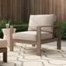 Mercury Row® Gelston Patio Chair w/ Cushions in Brown | 33.07 H x 33.8 W x 33.8 D in | Wayfair 4875BC905E584C8F83FAA86F617456CD