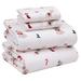 Ruvanti Sheet Set 4 Piece Warm Cozy Fall Sheets 16 inch Deep Pocket Bed Sheets Flannel/Cotton | King | Wayfair ZT-FLST-2367