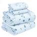 Ruvanti Sheet Set 4 Piece Warm Cozy Fall Sheets 16 inch Deep Pocket Bed Sheets Flannel/Cotton | Queen | Wayfair ZT-FLST-0117